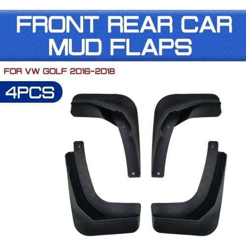 Car Front Rear Car Fender Flares Mud Guard Flap Anti Splash Mudflaps for VW Golf Sportsvan 2016 2017 2018 Mudguards