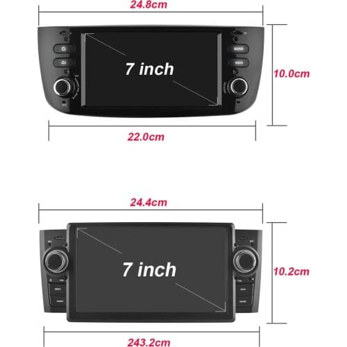 Android 9 Car Multimedia video Player For Fiat Linea Punto evo Grande Linea 2007-2015 GPS Navigation wifi radio Stereo audio
