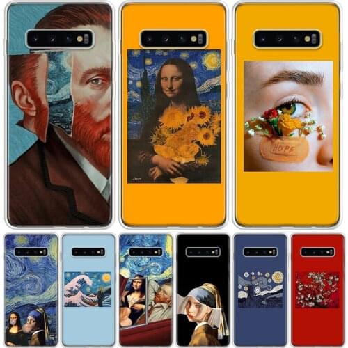 Great art aesthetic van Gogh Phone Case for Samsung Galaxy S10 S20 Ultra Note 10 9 8 S9 S8 S7 J4 J6 J8 Plus Lite + Popular Cover
