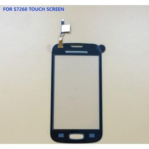 Black / White For Samsung Galaxy Star Pro S7262 GT-S7262 S7260 GT-S7260 Front Touch Screen Digitizer Panel Glass Sensor
