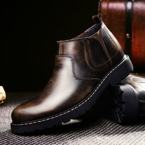 Classic Comfortable Casual Men Shoes Super Comfortable Men Lofers Genuine Leather Shoes Men Middle Gang Shoes