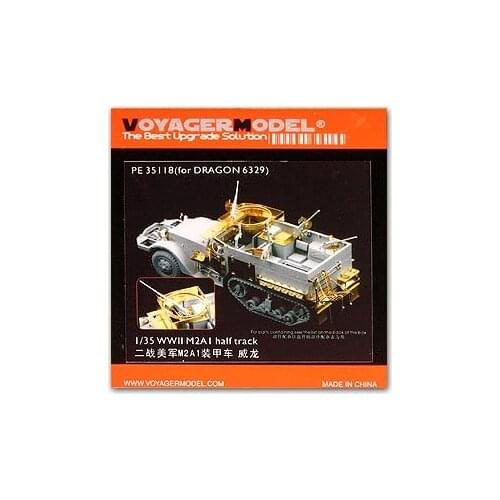 KNL HOBBY Voyager Model PE35118 World War II US M2A1 semi-track armored vehicles to upgrade metal etching pieces (dragon)