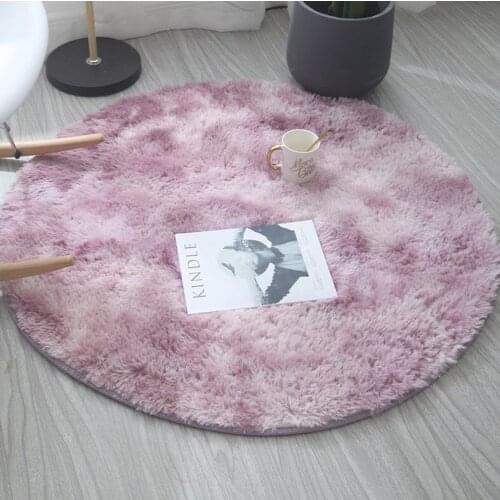 7colors Leopard Fluffy Round Rug Carpets for Living Room Long Plush Carpet Kids Room Faux Fur Rugs for Bedroom fur rugs