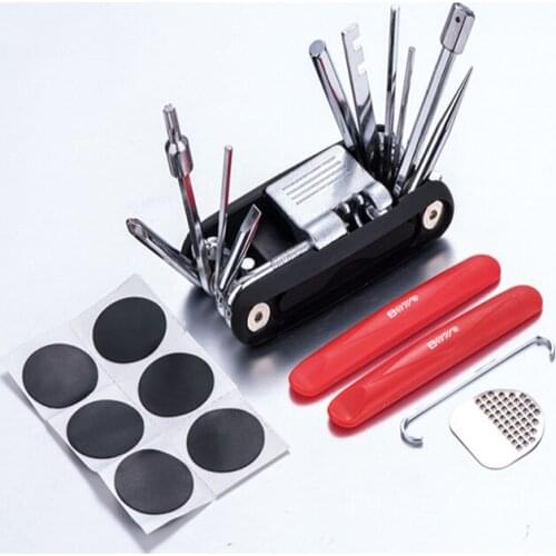 17 in 1 Multi function Mountain Bike Bicycle Repair Wrench Screwdriver Nut Tire Repairing Tools Kit Sets Hex Spoke Allen key