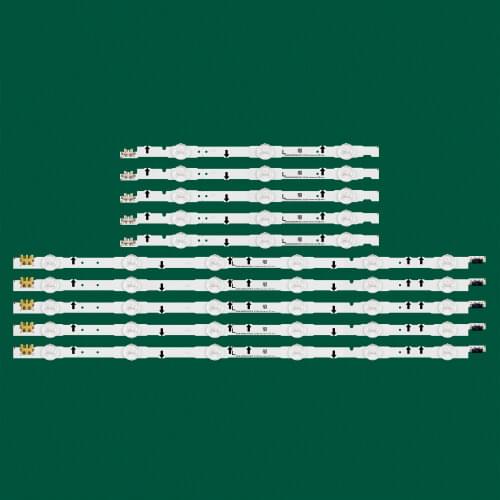 New 10 PCS/set LED strip for Samsung UE40H6500 D4GE-400DCA-R2 R1 D4GE-400DCB-R2 R1 BN96-30450A 30449A BN96-38890A 38889A 30417A