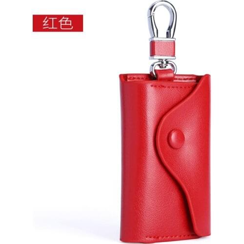 New Multifunctional Key Case Real Cowhide Car Buckle Business Key Case