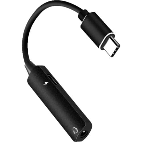 USB-C PD Headphone Jack Adapter, Type-C to 3.5mm Audio Adapter for Aux, Stereo, Earphones, Headset USB Audio Interface