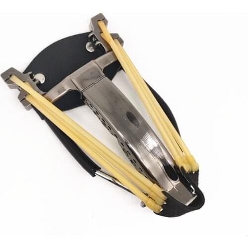 Slingshot Hunting Catapult Folding Wrist Traditional Rubber Band Slingshots Powerful Outdoor Shooting Fishing Game Sling Shot