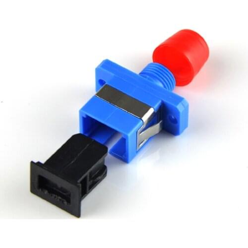 SC-FC Optical Fiber Coupler, SC-FC Multimode Single mode Simplex Fiber Optic Adapter, 50PC/Lot