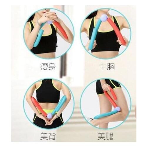 Spring rod Massager Bend stick Muscle Relax Portable Massage Gym Sport Full Body Bar Sport Yoga Fitness Tool Leg training device