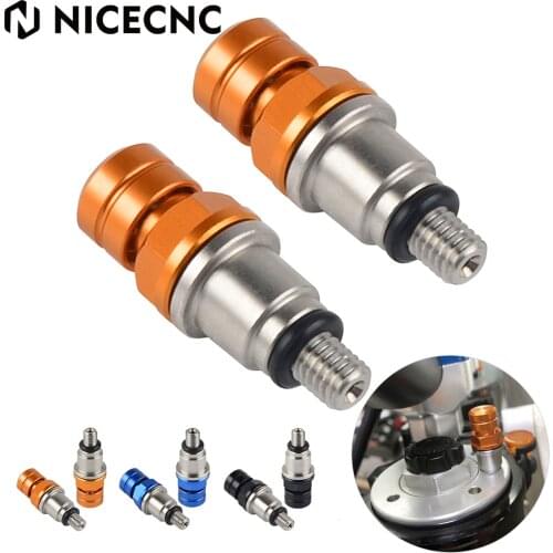 M4 Fork Air Bleeder Valve For KTM 125-450 EXC EXCF XCW XCF-W 2008-2021 SX SXF XC XCF 2020-2021 Racing Suspension Fork Bleeders