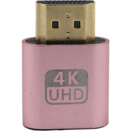 1pcs HDMI-compatible Virtual Display 4K DDC EDID Dummy Plug EDID Display Cheat Virtual Plug Dummy Emulator Adapter Connectors