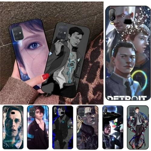 YJZFDYRM Detroit Become Human DBH Soft Phone Cover For Samsung Galaxy A01 A11 A31 A81 A10 A20 A30 A40 A50 A70 A80 A71 A91 A51