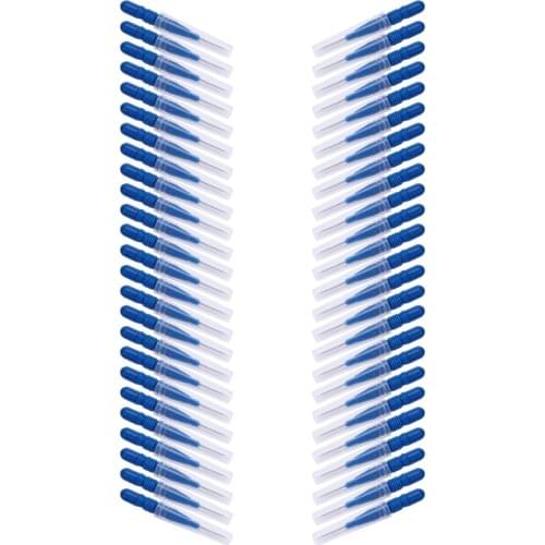 100pc 0.7mm Toothpicks Dental Floss Flosser Gum Oral Care Interdental Brush Brushes Tongue Cleaner Toothpick