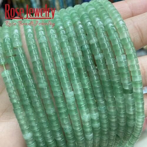 2x4mm (150-160PCS) Natural Stone Beads Green Aventurine Round Loose Beads For Jewelry Making DIY Bracelet Wholesale 15" Strand