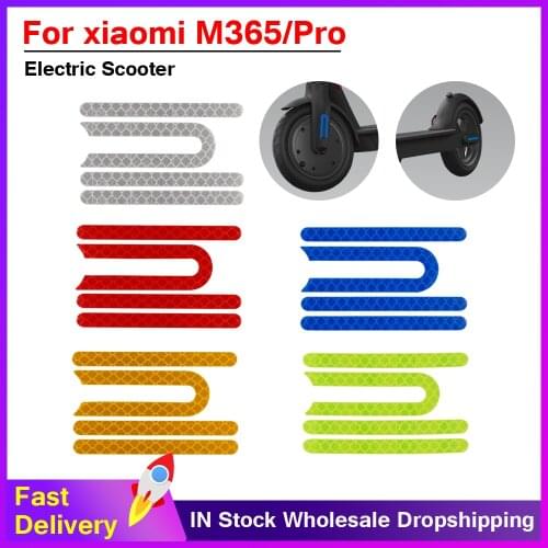 4pcs Pro Front Rear Wheel Tyre Cover Protective Shell Reflective Sticker For Xiaomi Mijia M365 Electric Scooter Skateboard Parts