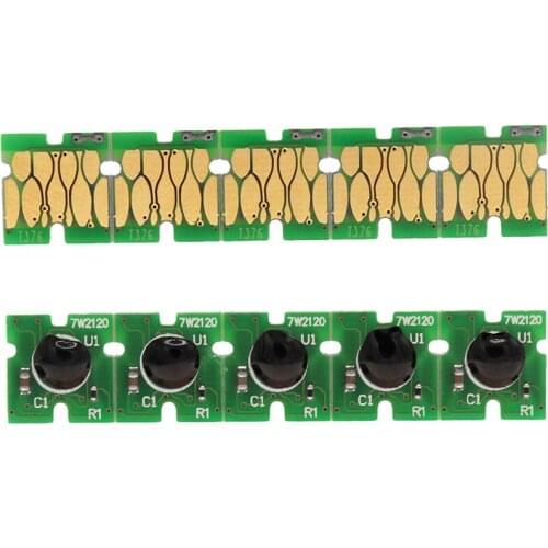 5PCS New T376 One Time Chip T376 Compatible Chip For Epson PictureMate PM-525 Printer Chip For T376 Ink Cartridge Chip