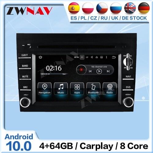 Android Radio Receiver For Porsche 911 997 Cayenne Boxter 2003 2004 2005 2006 2007 2008 2009 2010 Car Audio Stereo GPS Head Unit