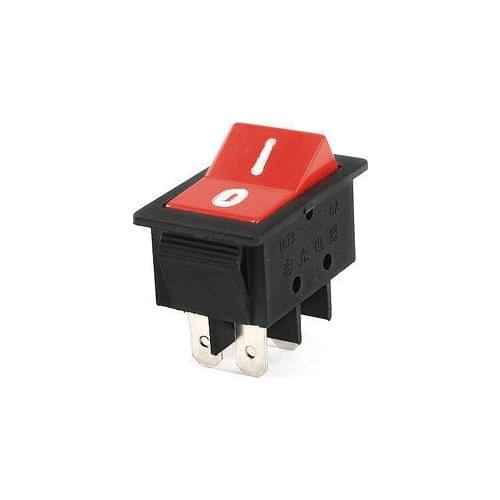 Free shipping!AC 250V/10A 125V/15A 4 Pins DPDT I/O Two Position Rocker Switch
