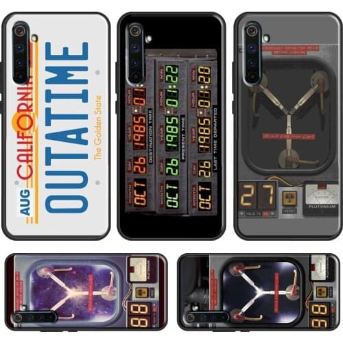 Back to the Future Flux Capacitor Case For OPPO Realme 8 Pro 6 7i Q3 GT C21 C15 C3 Cover For OnePlus 9 8 Pro 8T Nord 7 Pro