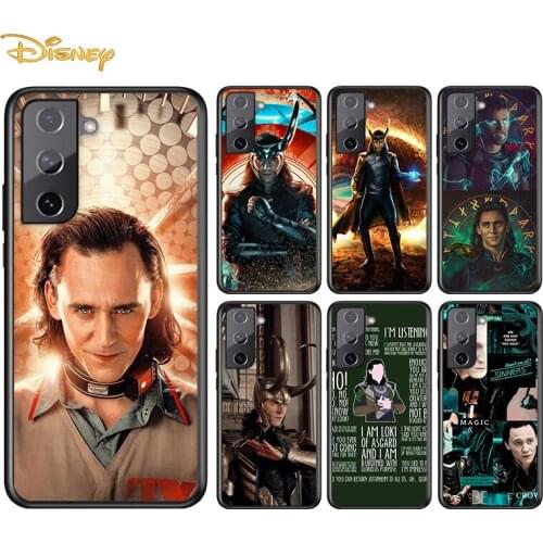 Avenger Loki For Samsung Galaxy S21 S20 S10e S9 S8 S7 S6 Plus Ultra Lite Edge 5G Silicone Black Soft Phone Case