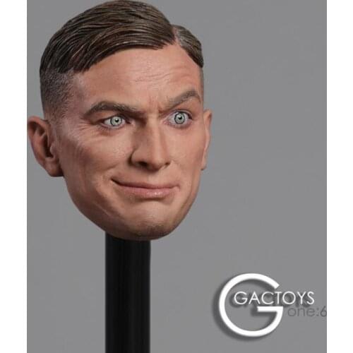 GACTOYS GC032 1/6 European and American facial expression male head scorn contempt light smile grin expression