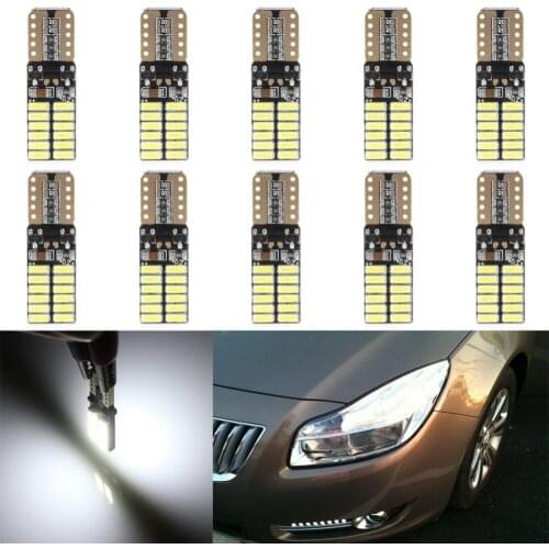 Kit 10 Lampada Pingo T10 24 Leds Smd 3014 - Canbus Hiper Forte