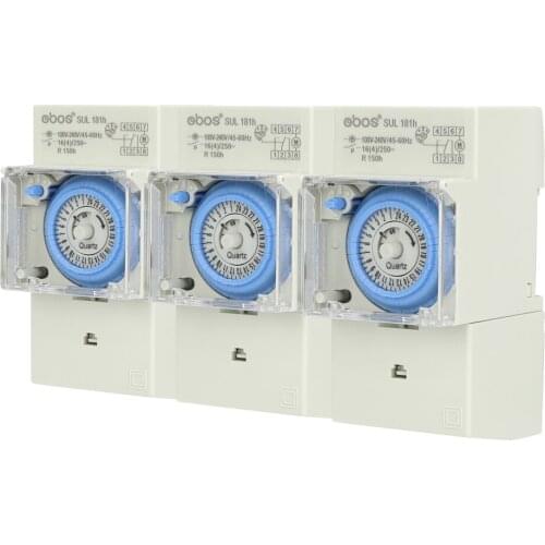 Built-in battery CE approval SUL181H mechanical timer 24 hours time switch with 48 times off /on time set range 30 mins 2018