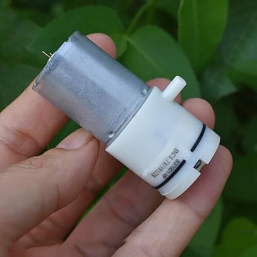 DC 3V-5V Mini Electric 370 Negative Pressure Pump Vacuum Air Pump Miniature Small Diaphragm Pump Breast Pump Best Suction DIY