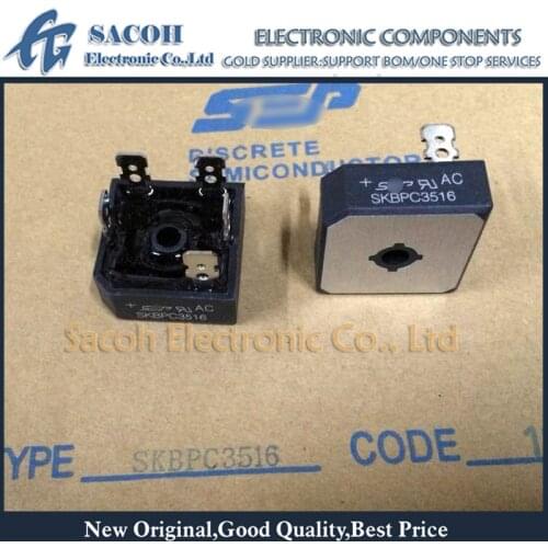Free Shipping 5Pcs SKBPC3516 or SKBPC3512 or SKBPC3510 or MT3516A MT3516 DIP-5 35A 1600V Bridge Rectifier