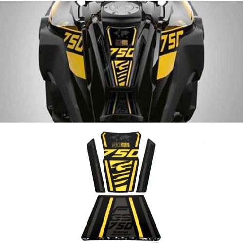 Motorcycle Gas Oil Fuel Tank Pad Protector Case For BMW Motorrad F750GS F850GS 2020-2022 40 Year 3D Gas Tank Pad Protector Decal