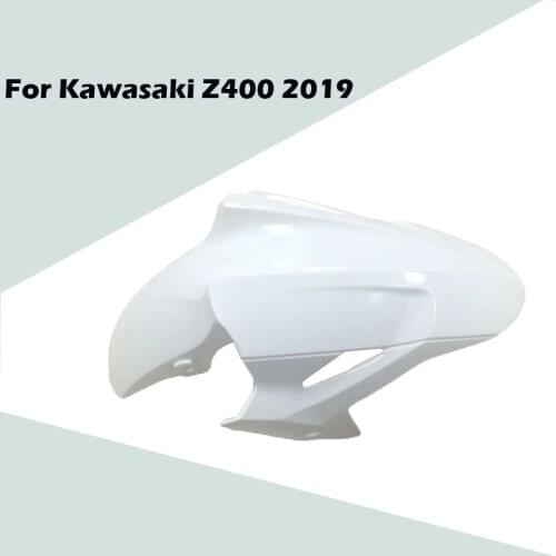 For Kawasaki Z400 2019 Motorcycle Unpainted Front Mudguard ABS Injection Fairing Z400 2019 Accessories