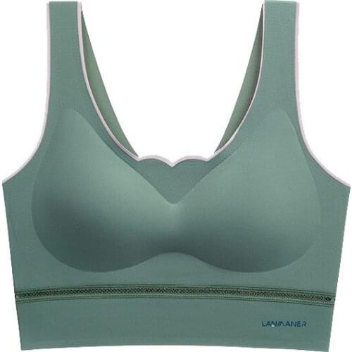 2021 New one-piece beauty lingerie gathers bra bra jelly latex breast pad to care for women wrapped in breasts