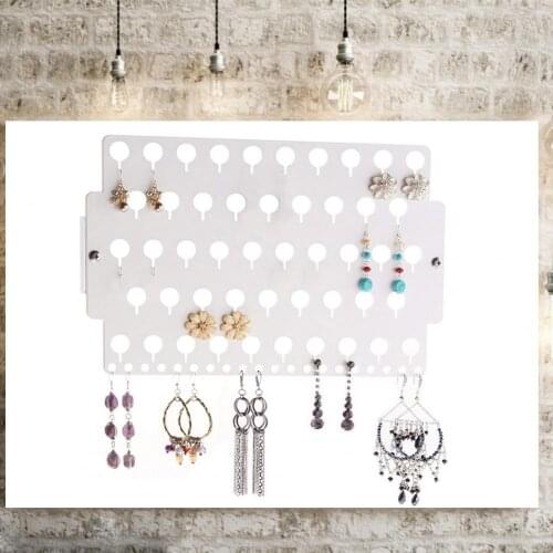 Earring Organizer Jewelry Display Rack Stand Wall Mount Hanging Stud Dangle Earring Holder Jewelry Storage Rack Display Shelf