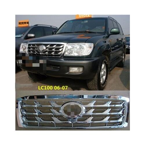 RQXR Front Bumper grill radiator grille for Toyota land cruiser LC100 4500 4700 2003-2007