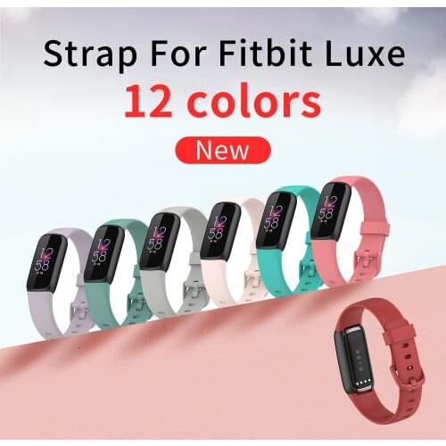 Watch Band For Fitbit Luxe Replacement Strap For Fitbit Luxe Silicone Bracelet Soft Sports WatchBand Newest Belt Accessories
