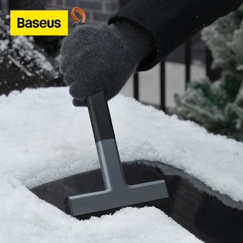 Baseus Snow Ice Scraper Car Windscreen Ice Remover Auto Window Cleaning Tool Winter Car Wash Accessories Scraping Tool