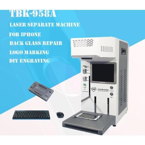 TBK-958A 958B 958C LCD back glass Laser separate Machine for iphone 7- 11pro max for DIY Engraving and LOGO marking Machine