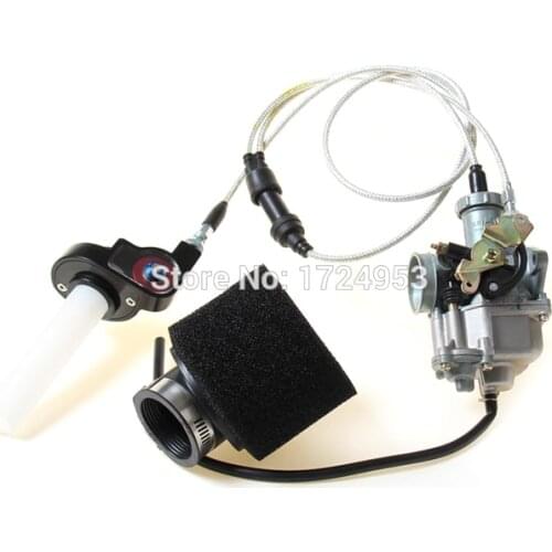 Universal KEIHIN 30mm PZ30 IRBIS TTR250 Tuning Tuned Power Jet Accelerating Pump Carburetor + Visiable Twister + Dual Cable