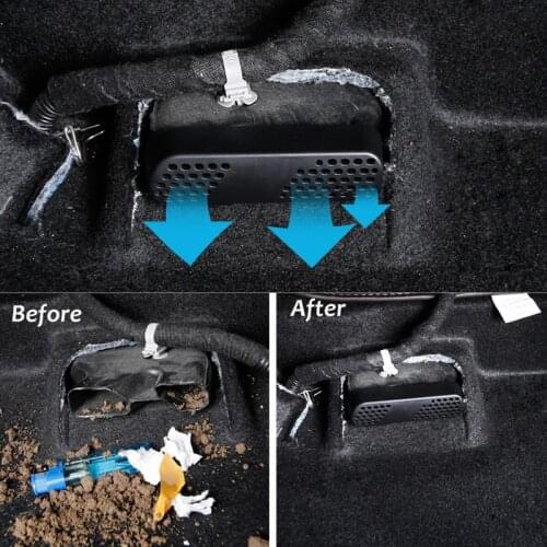 2 Pcs/Set Under Car Rear Seat Air Outlet Cover For Mazda 3 Axela CX-4 CX-5 ATENZA Car-styling Air Conditioner Duct Protector Net