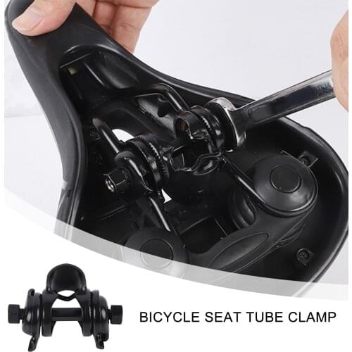 Bicycle Seat Tube Clamp Bicycle Seat Clamp Code Alloy Quick Release Road Bicycle Screw Seat Tube Clamp Ring Seat Cushion Clamp