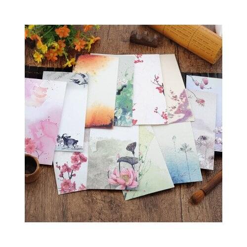 1pcs [] Chinese style envelope Chinese style 5 envelope antique vertical envelope 12 optional