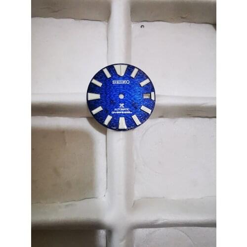 Seikomodified accessories dial C3 luminous NH35 dial watch dial blue watch dial green watch dial skx007 skx009