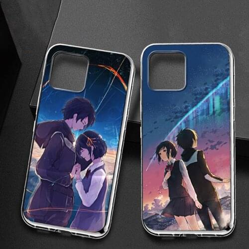 Anime Your Name Phone Case for iPhone 11 12 pro XS MAX Mini 8 7 6 6S Plus X 5S SE 2020 XR
