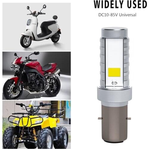 Motorcycle Headlights With Built-in Double-sided LED Lights DC10-85V 10W Aluminum Alloy Electric Car Flashlight Moto Accessories