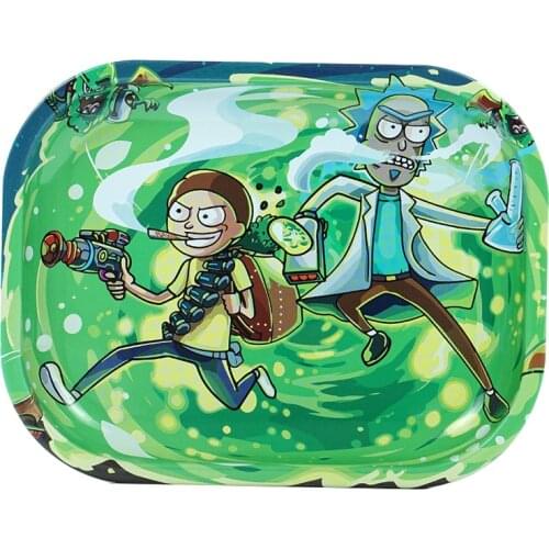 Metal Tobacco Cigarette Rolling Tray Essential Smoking Holder Trays Smoke Accessories