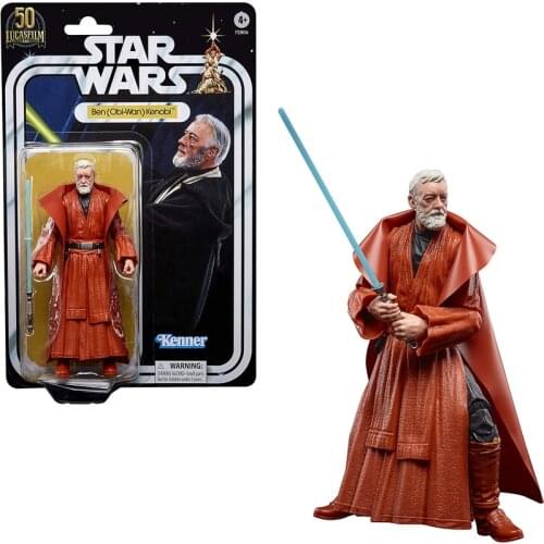 STAR WARS The Black Series Ben (OBI-Wan) Kenobi 6-Inch-Scale Lucasfilm 50th Anniversary Original Collectible Action Figure