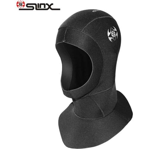 3MM neoprene Scuba Diving hood Men Women Covering neck Diving cap Sun-proof Cold-proof ear protection Snorkeling Swimming cap