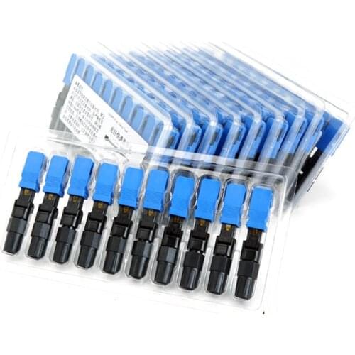 Free shipping FTTH SC UPC optical fiber quick connector SC optical fiber quick connector SC quick assembly connector