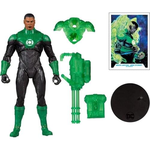 Original Mcfarlane Toys Dc Multiverse Modern Comic Green Lantern (John Stewart) 7-Inch Action Figure Collection Toy